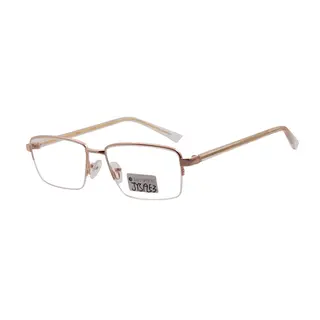 Half Frame Square Reading Metal Optical Frames  for Men